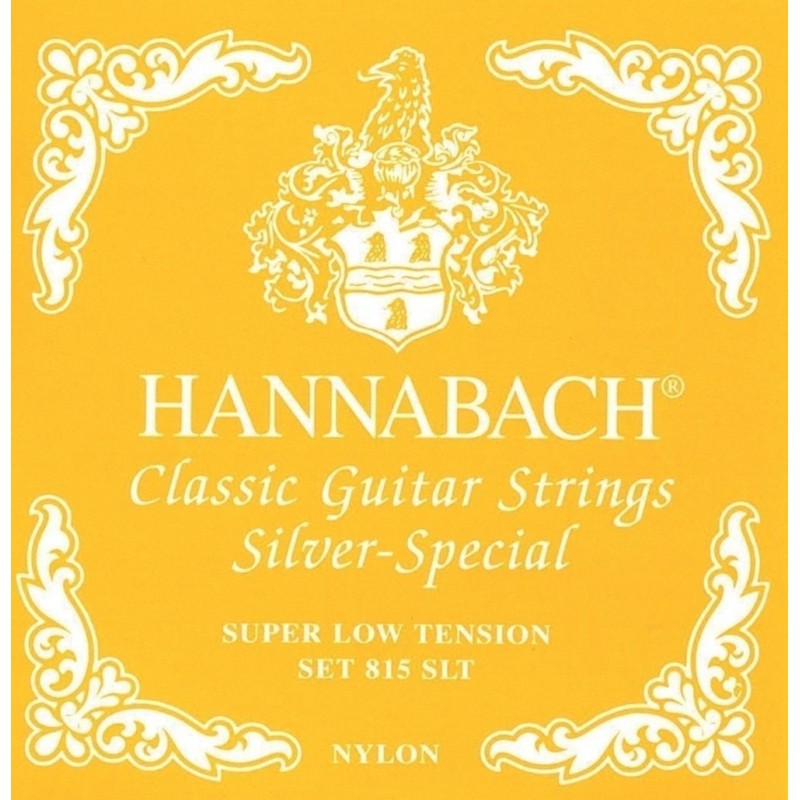 Hannabach 7164827 Struny do gitary klasycznej Serie 815 Super Low Tension Silver Special
